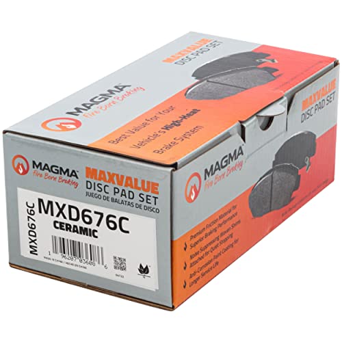 MAGMA MaxValue MXD676C Ceramic Brake Pads, Front