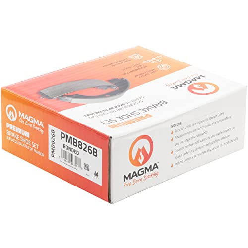 MAGMA Premium PMB826B Parking Brake Shoe, Rear