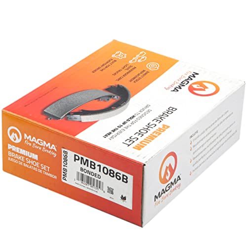 MAGMA Premium Parking Brake Shoes PMB1086B