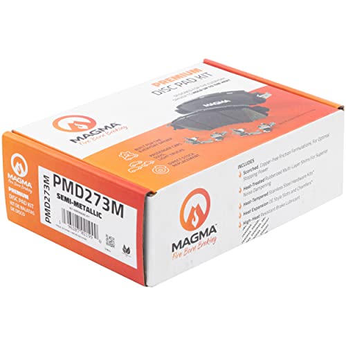 MAGMA Premium PMD273M Semi-Metallic Brake Pads