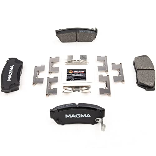 MAGMA Premium PMD276M Semi-Metallic Brake Pads, Front