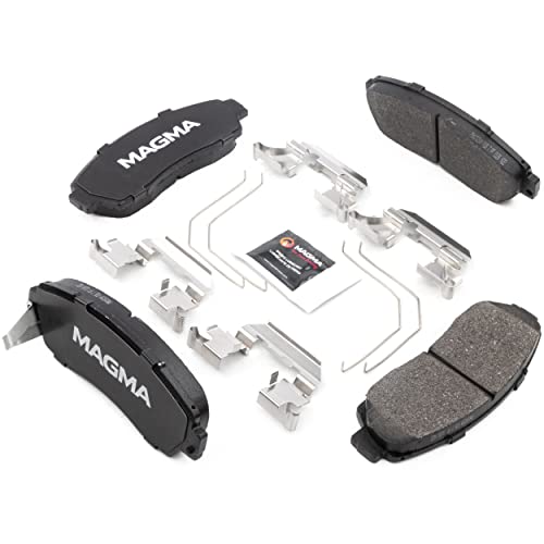 MAGMA Premium PMD1521M Semi-Metallic Brake Pads, Front