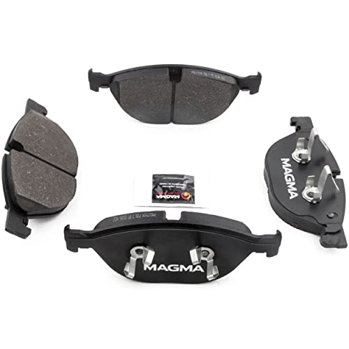 MAGMA Premium PMD1750M Semi-Metallic Brake Pads, Front