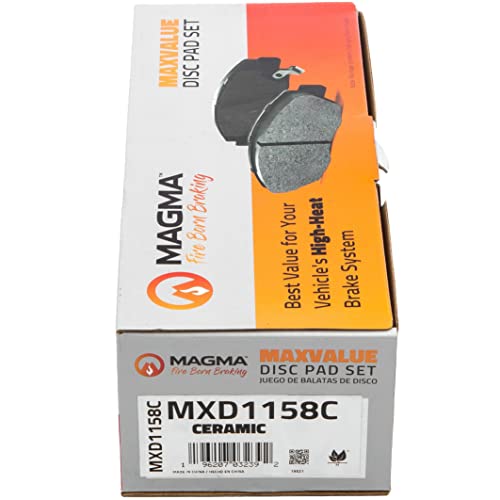 MAGMA MaxValue MXD1158C Ceramic Brake Pads, Front