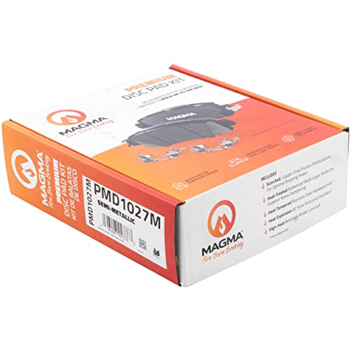 MAGMA Premium PMD1027M Semi-Metallic Brake Pads