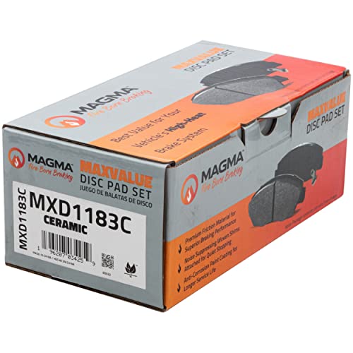 MAGMA MaxValue MXD1183C Ceramic Brake Pads, Front