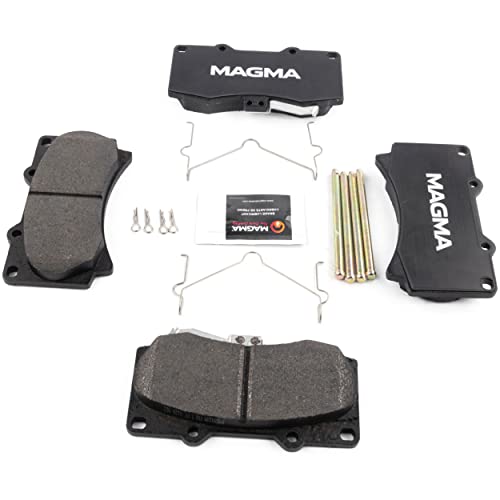 MAGMA Premium PMD1119M Semi-Metallic Brake Pads, Front