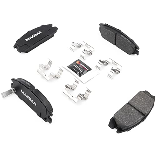 MAGMA Premium PMD334M Semi-Metallic Brake Pads, Front