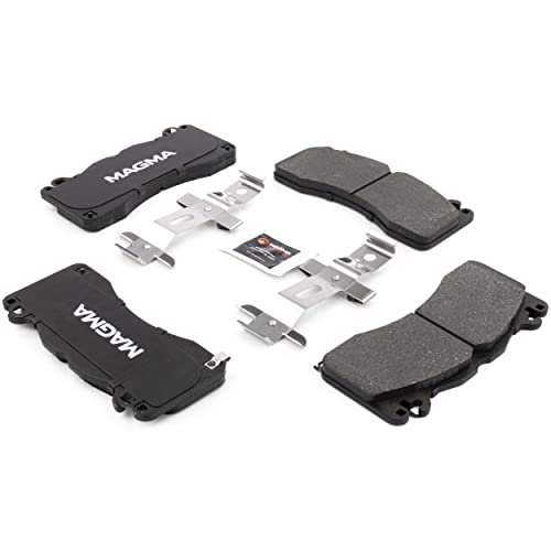 MAGMA Premium PMD1792M Semi-Metallic Brake Pads, Front