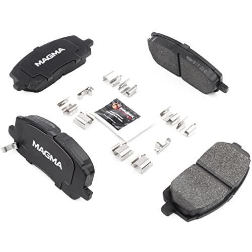 MAGMA Premium PMD884M Semi-Metallic Brake Pads, Front