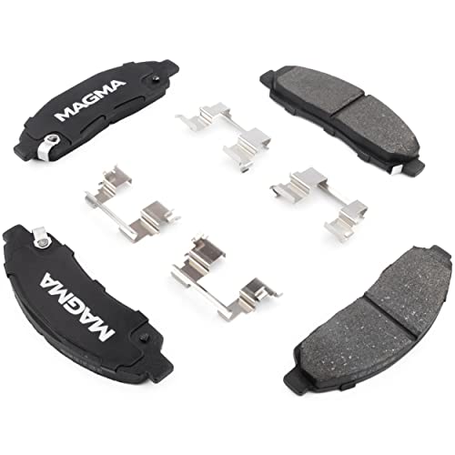 MAGMA Premium PMD1039M Semi-Metallic Brake Pads, Front