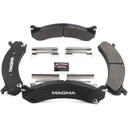 MAGMA Premium PMD784M Semi-Metallic Brake Pads, Front