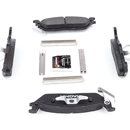MAGMA Premium PMD1012C Ceramic Brake Pads, Rear