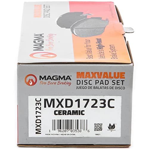 MAGMA MaxValue MXD1723C Ceramic Brake Pads, Front