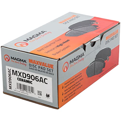 MAGMA MaxValue MXD906AC Ceramic Brake Pads, Front