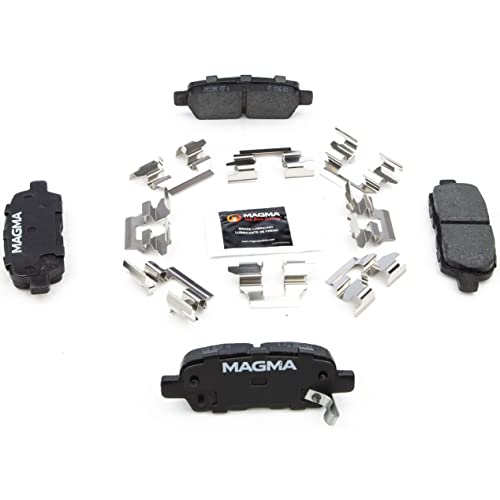 MAGMA Premium PMD1288C Ceramic Brake Pads, Rear