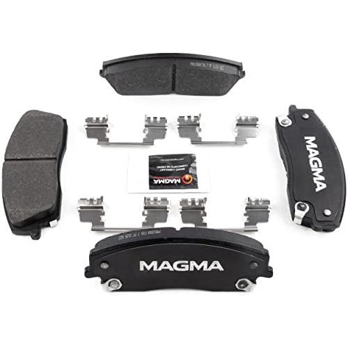 MAGMA Premium PMD1056M Semi-Metallic Brake Pads, Front