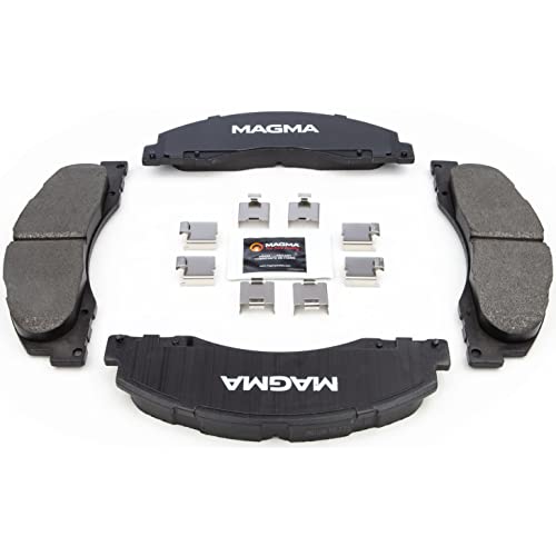MAGMA Premium PMD1328M Semi-Metallic Brake Pads, Front