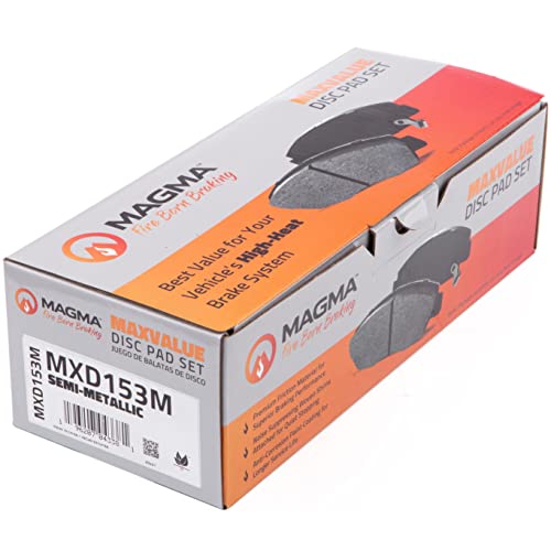 MAGMA MaxValue MXD153M Semi-Metallic Brake Pads, Front