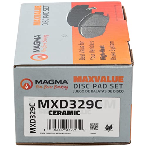 MAGMA MaxValue MXD329C Ceramic Brake Pads, Rear