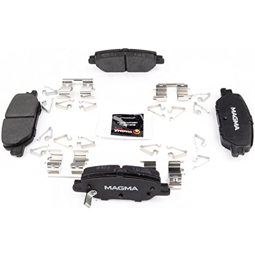 MAGMA Premium PMD2037C Ceramic Brake Pads, Rear