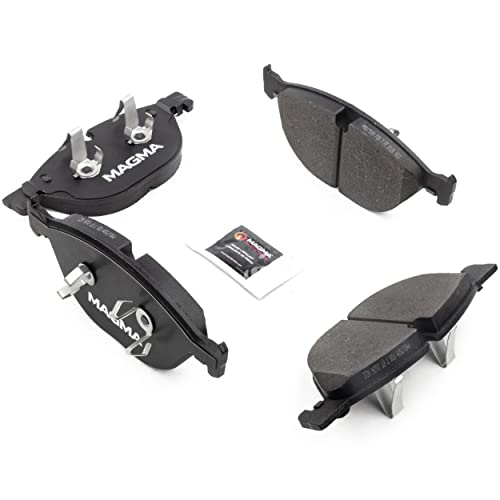MAGMA Premium PMD1750M Semi-Metallic Brake Pads, Front