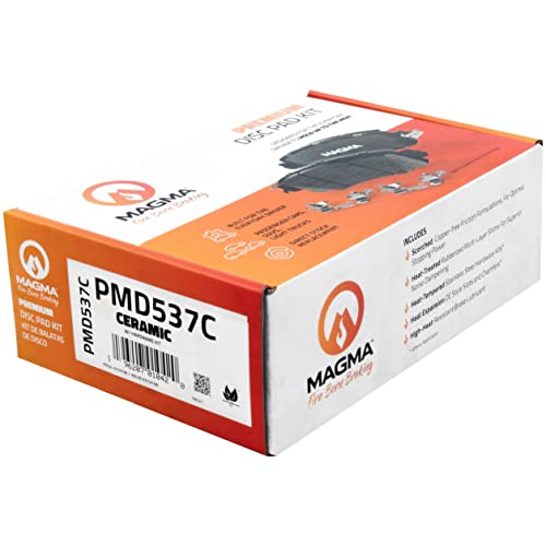 MAGMA Premium PMD537C Ceramic Brake Pads, Rear