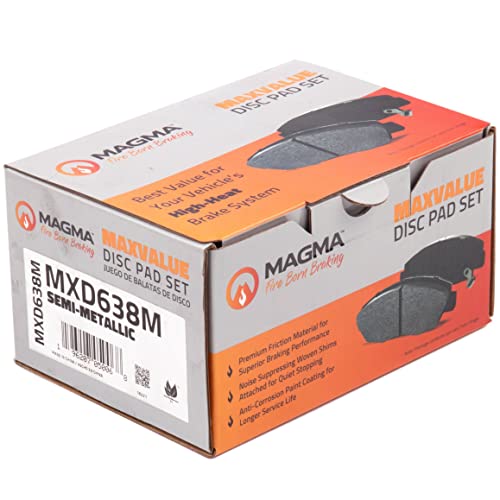 MAGMA MaxValue Semi-Metallic Brake Pads MXD638M