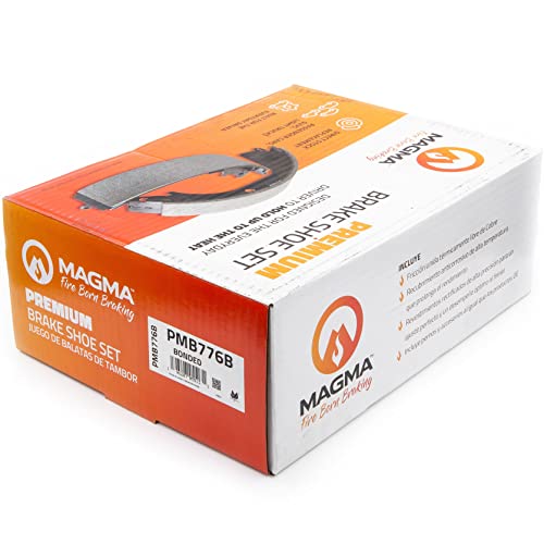 MAGMA Premium PMB776B Bonded Shoes, Rear