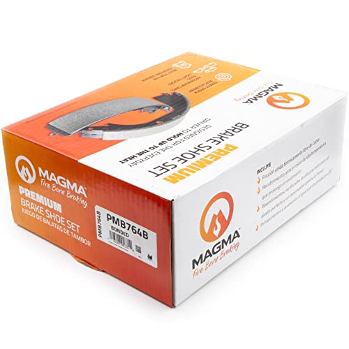 MAGMA Premium PMB764B Bonded Shoes, Rear