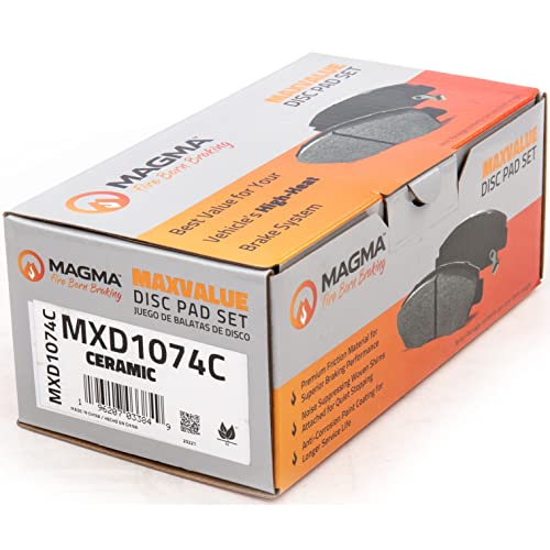 MAGMA MaxValue MXD1074C Ceramic Brake Pads, Front