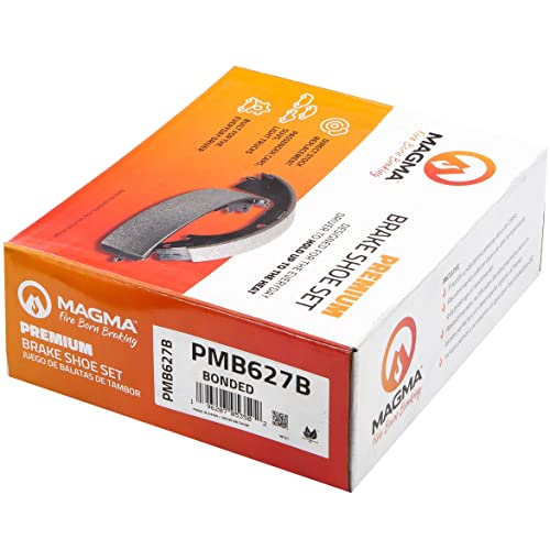 MAGMA Premium PMB627B Bonded Shoes, Rear
