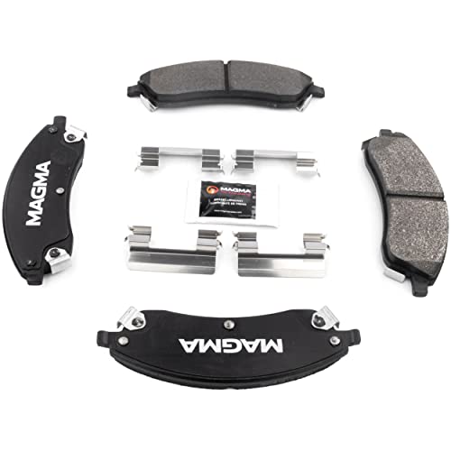 MAGMA Premium PMD1019M Semi-Metallic Brake Pads, Front