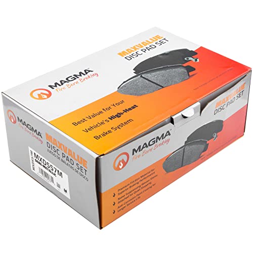 MAGMA MaxValue MXD557M Semi-Metallic Brake Pads, Front