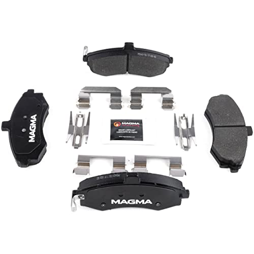 MAGMA Premium PMD941M Semi-Metallic Brake Pads, Front