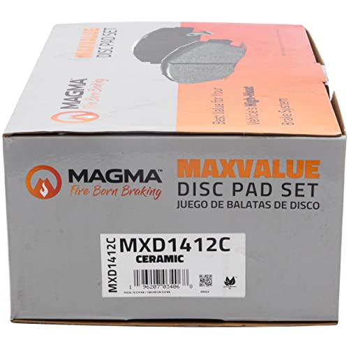 MAGMA MaxValue MXD1412C Ceramic Brake Pads, Front