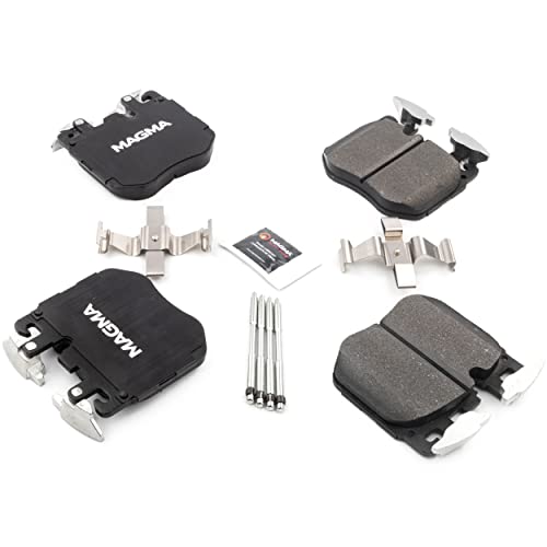 MAGMA Premium PMD1868M Semi-Metallic Brake Pads, Front