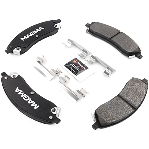 MAGMA Premium PMD1019M Semi-Metallic Brake Pads, Front