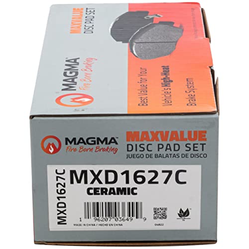 MAGMA MaxValue MXD1627C Ceramic Brake Pads, Front