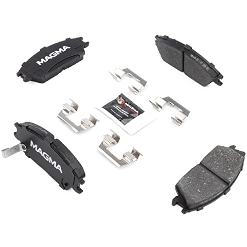 MAGMA Premium PMD440M Semi-Metallic Brake Pads, Front