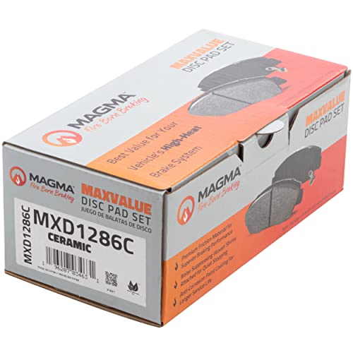 MAGMA MaxValue MXD1286C Ceramic Brake Pads, Front