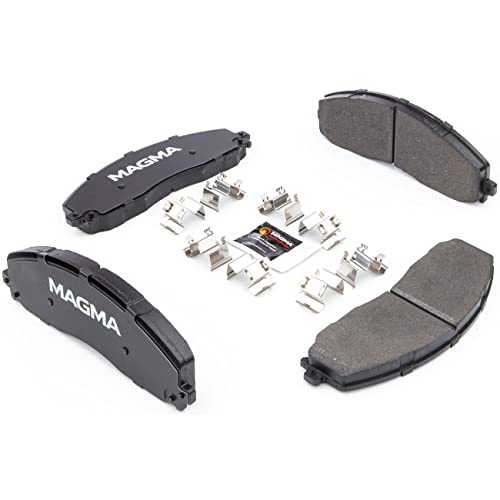 MAGMA Premium PMD1680M Semi-Metallic Brake Pads, Front