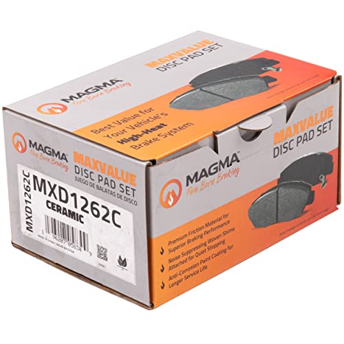 MAGMA MaxValue MXD1262C Ceramic Brake Pads, Rear