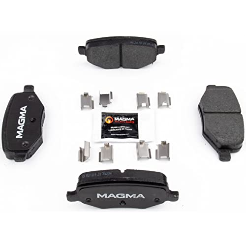 MAGMA Premium PMD1754C Ceramic Brake Pads, Rear