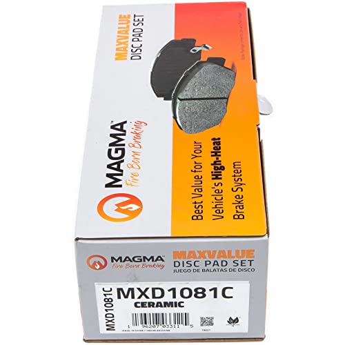 MAGMA MaxValue MXD1081C Ceramic Brake Pads, Front