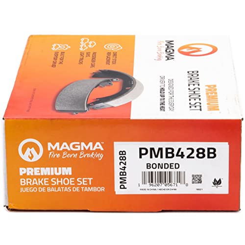 MAGMA Premium PMB428B Bonded Shoes, Rear
