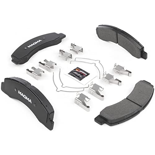 MAGMA Premium PMD824M Semi-Metallic Brake Pads, Front