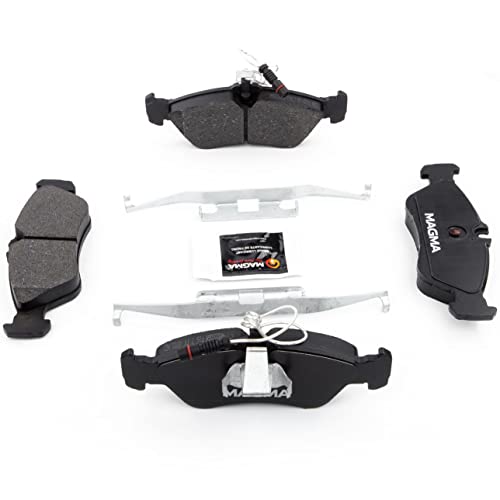 MAGMA Premium PMD1006M Semi-Metallic Brake Pads, Rear