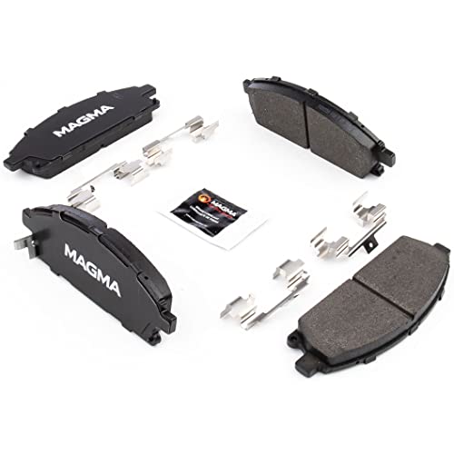 MAGMA Premium PMD855M Semi-Metallic Brake Pads, Front
