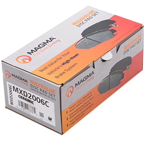 MAGMA MaxValue MXD2006C Ceramic Brake Pads, Front